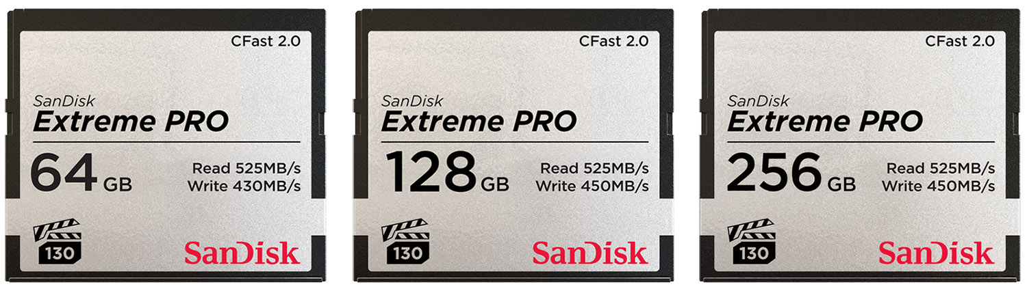SanDisk Extreme PRO CFast 2.0 SanDisk Extreme PRO CFast 2.0