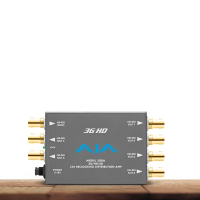 AJA 3GDA 1x6 3G/HD/SD Reclocking Distribution Amplifier